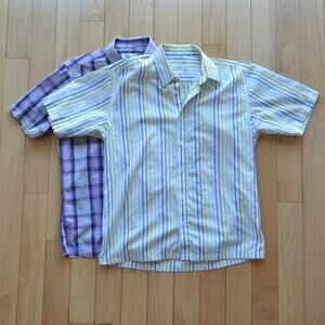 Wall Street Button Down Shirts Bundle Size M